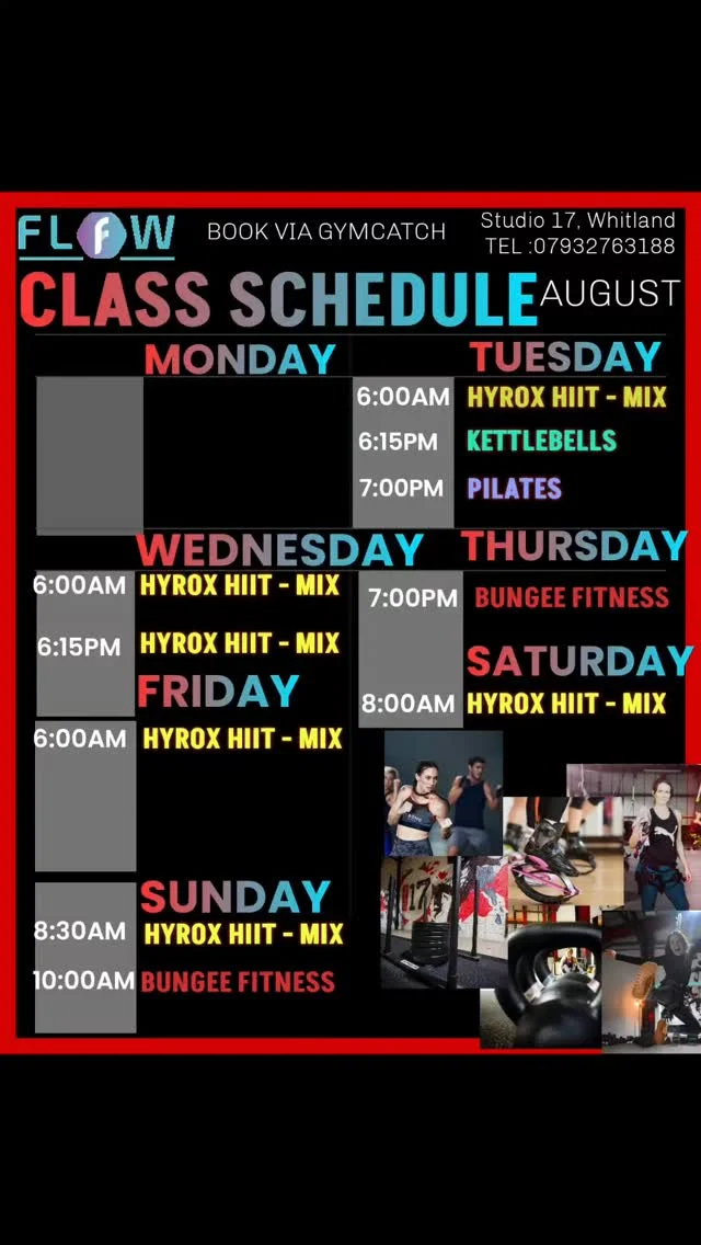 This week's TIMETABLE 👇☺️